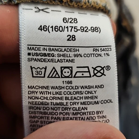 GAP Dark Blue Size 6 Jean Shorts - Picture 7 of 7